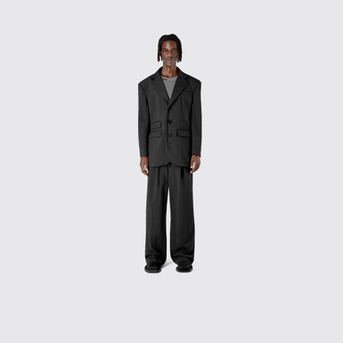 Tailored Blazer Black Technical Suit Blazer