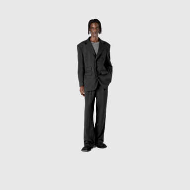 Tailored Blazer Black Technical Suit Blazer