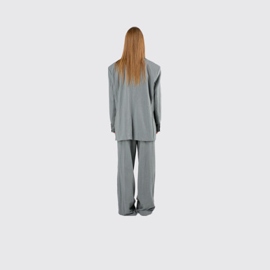Tailored Blazer Gray ECONYL® Suit Blazer