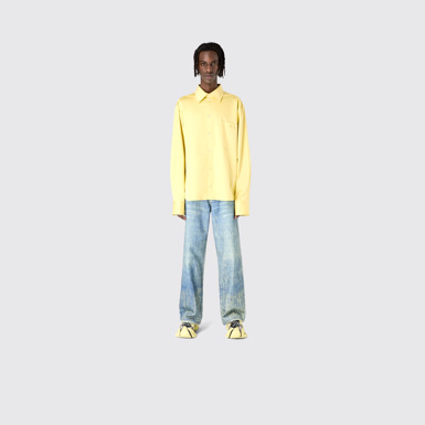 Cotton Shirt Yellow Cotton Shirt