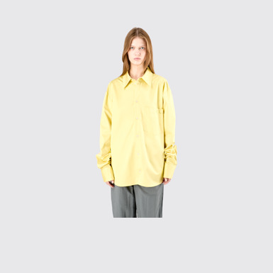 Cotton Shirt Yellow Cotton Shirt