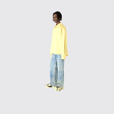 Cotton Shirt Yellow Cotton Shirt