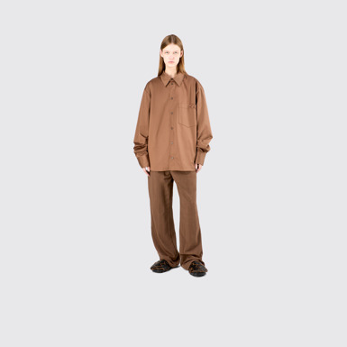 Cotton Shirt Brown Cotton Shirt