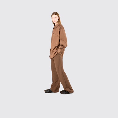 Cotton Shirt Brown Cotton Shirt