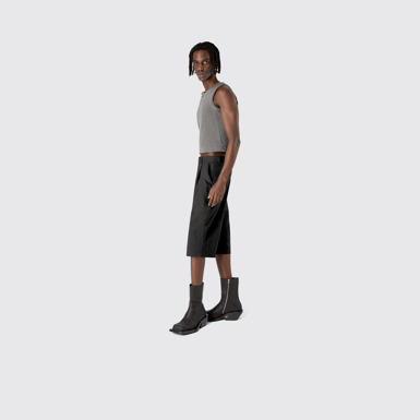 Tailored Shorts Black Technical Suit Shorts