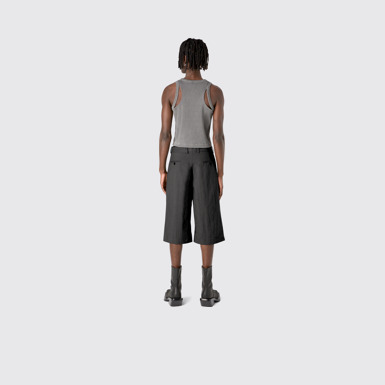 Tailored Shorts Black Technical Suit Shorts