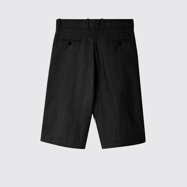 Back view of Tailored Shorts Black Technical Suit Shorts