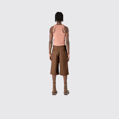 Tailored Shorts Brown Technical Suit Shorts
