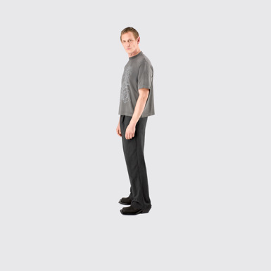 Tailored Trousers Black Technical Suit Trousers