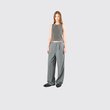 Tailored Trousers Gray Technical Suit Trousers