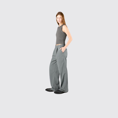 Tailored Trousers Gray Technical Suit Trousers