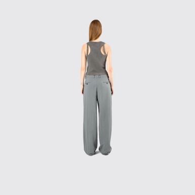 Tailored Trousers Gray Technical Suit Trousers