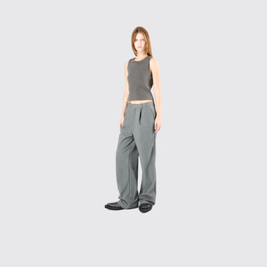 Tailored Trousers Gray Technical Suit Trousers
