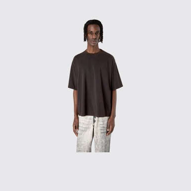 CAMPERLAB JERSEY Faded Black Boxy T-shirt