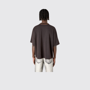 CAMPERLAB JERSEY Faded Black Boxy T-shirt