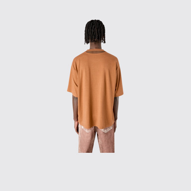 CAMPERLAB JERSEY Terracotta Boxy T-shirt