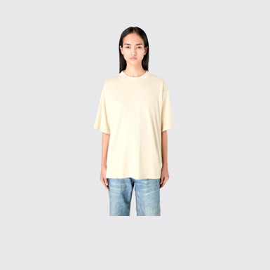 CAMPERLAB JERSEY Faded Sand Boxy T-shirt