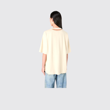CAMPERLAB JERSEY Faded Sand Boxy T-shirt