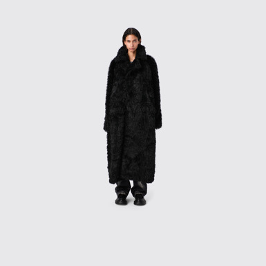 CAMPERLAB COATS & JACKETS Black textured coat