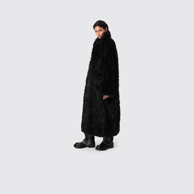 CAMPERLAB COATS & JACKETS Black textured coat