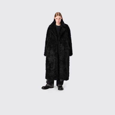 CAMPERLAB COATS & JACKETS Black textured coat