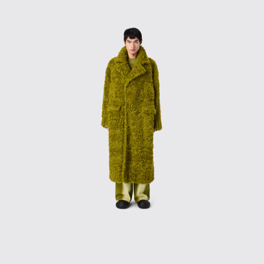 CAMPERLAB COATS & JACKETS Green textured coat