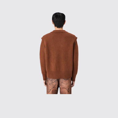 CAMPERLAB KNIT Brown wool-blend Sweater