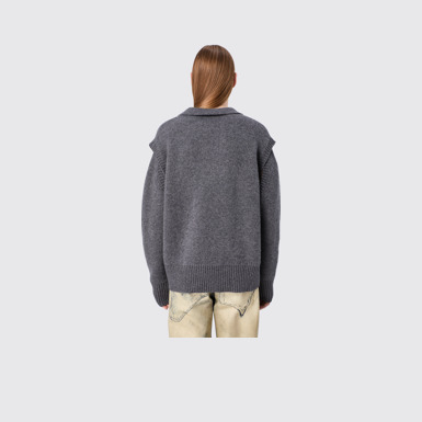 CAMPERLAB KNIT Gray wool-blend Sweater