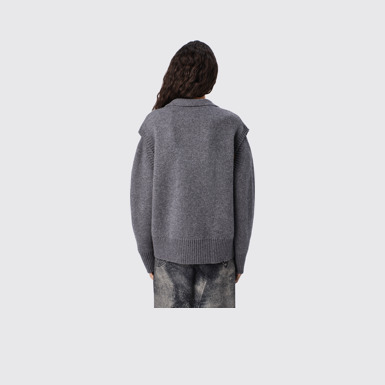 CAMPERLAB KNIT Gray wool-blend Sweater