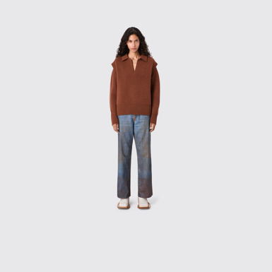 CAMPERLAB DENIM Vaquero color terracota y azul