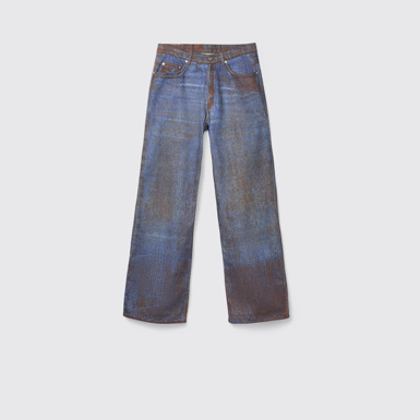CAMPERLAB DENIM Vaquero color terracota y azul
