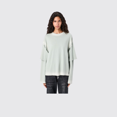 CAMPERLAB JERSEY Faded gray organic cotton long sleeve T-Shirt