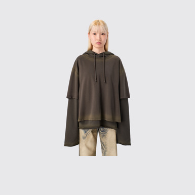 CAMPERLAB JERSEY Faded black Organic Cotton Hoodie