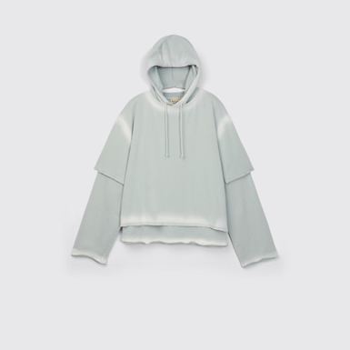 CAMPERLAB JERSEY Sweat à capuche en coton biologique gris dégradé