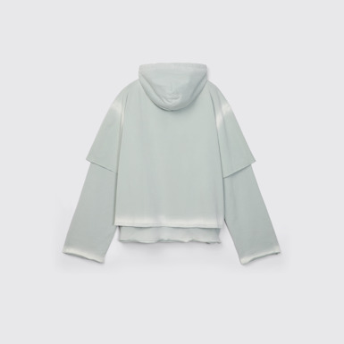 CAMPERLAB JERSEY Sweat à capuche en coton biologique gris dégradé