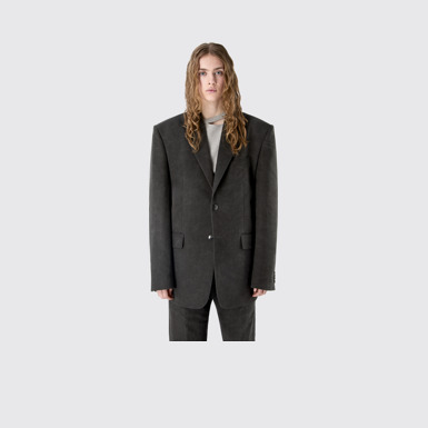 RELAXED TAILORED BLAZER Gray