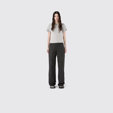 RELAXED TAILORED TROUSERS Gray