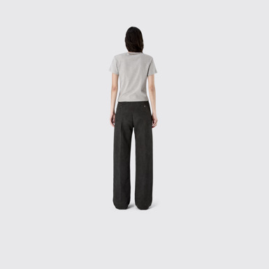 RELAXED TAILORED TROUSERS Gray