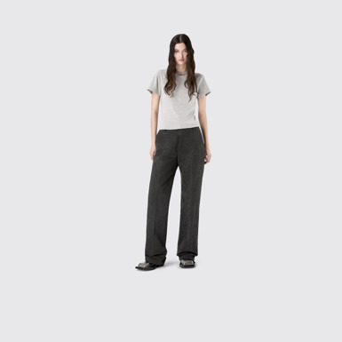 RELAXED TAILORED TROUSERS Gray