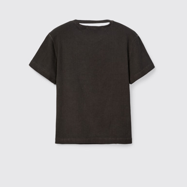 CUT-OUT RIBBED SLIM FIT T-SHIRT