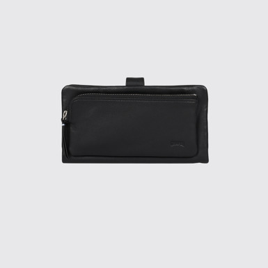 Side view of Soft Leather Soft Leather LONG WALLET