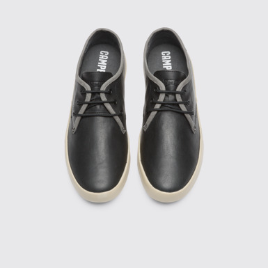 Overhead view of Pursuit Black Sneakers for Men