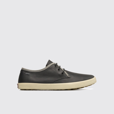 Side view of Pursuit Black Sneakers for Men