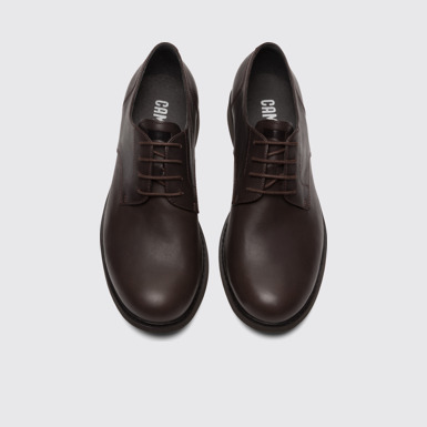 Neuman Zapato blucher marrón oscuro para hombre