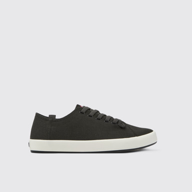 Side view of Andratx Gray Textile Sneaker for Men
