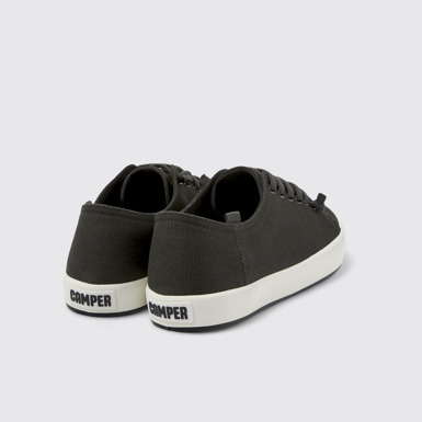 Back view of Andratx Gray Textile Sneaker for Men
