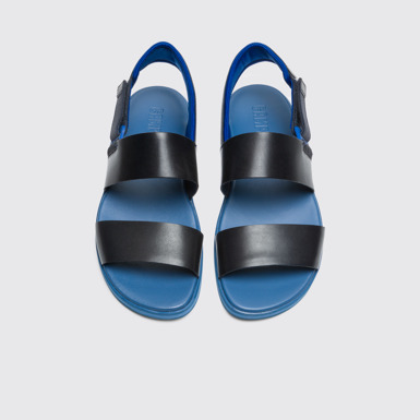 Overhead view of Spray Blue Sandals for Men