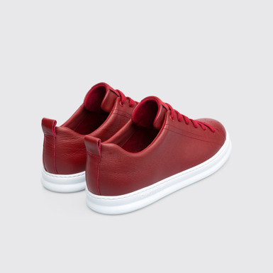 Back view of Runner Red Sneakers for Men