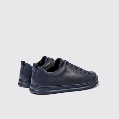 Back view of Runner Dark blue sneaker for men