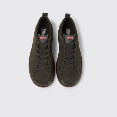 Overhead view of Runner Dark grey nubuck sneakers